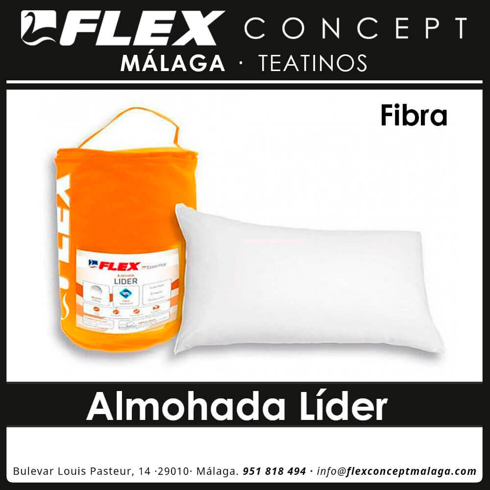 almohada fibra lider flex malaga