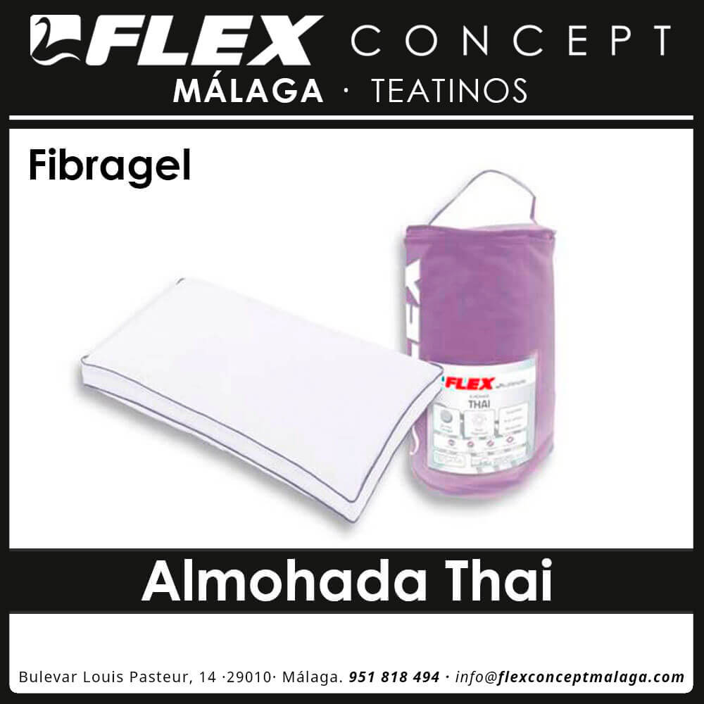 almohada fibragel thai flex malaga