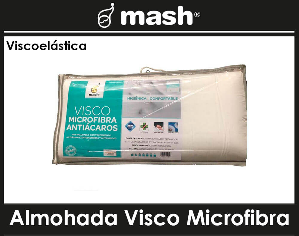 Almohada Visco Microfibra Mash